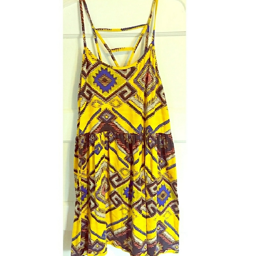 Xhilaration Aztec Strappy Dress